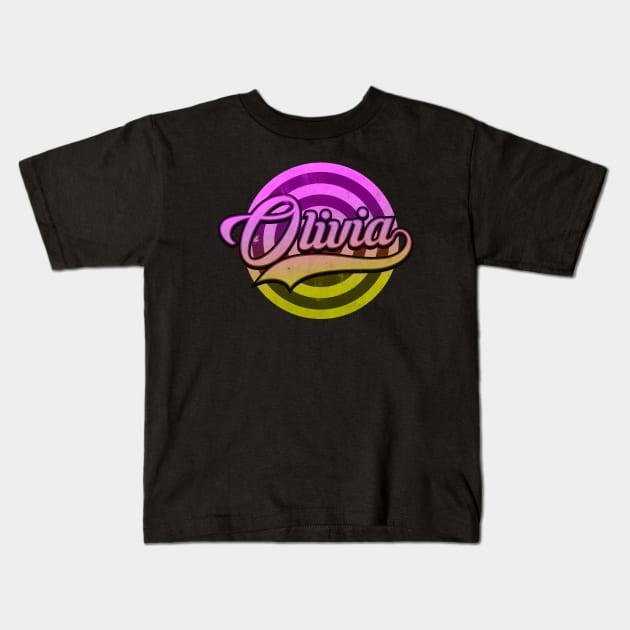 Olivia is My Name Kids T-Shirt by CTShirts